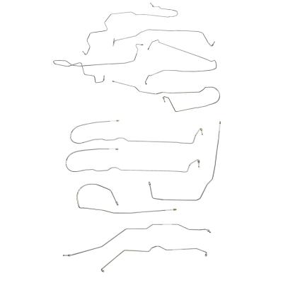 2008-14 Chevy Tahoe, GMC Yukon Non-Traction Control W / 4 Wd, 5.3l Complete Brake Line Kit Stainless Fine Lines