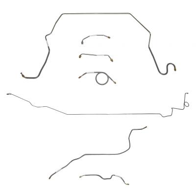 1974-80 International Scout Ii Complete Brake Line Kit Steel Fine Lines