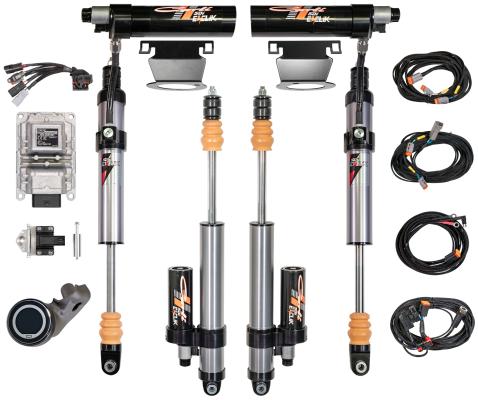 14-18 RAM 2500 4x4 Diesel Eventure 2.5 Inch RR Front & Rear Shock Package 3.25 inch Lift RES Mounts & Brake Line Tabs Carli Suspension