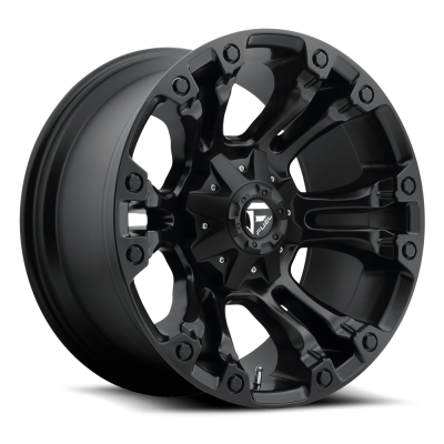 Aluminum Wheels 17X9 Vapor D560 6 On 139.7 Matte Black 106.1 Bore 20 Offset Fuel Off Road Wheels
