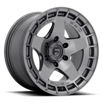 Aluminum Wheels 17X9 Warp D734 6 On 139.7 Matte Gunmetal Gray 106.1 Bore 1 Offset Fuel Off Road Wheels