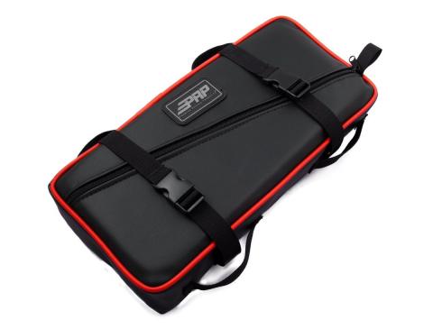 Tool Bag Vinyl Coated Nylon 16x8x3 Inch Red PRP Seats