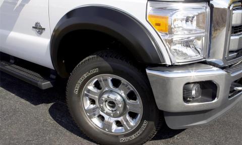 Extra Wide Style Fender Flare Set Front and Rear, Textured, 4-Piece Set 2017-2021 Ford F-250 /F-350/F450 Super Duty Fleetside Lund