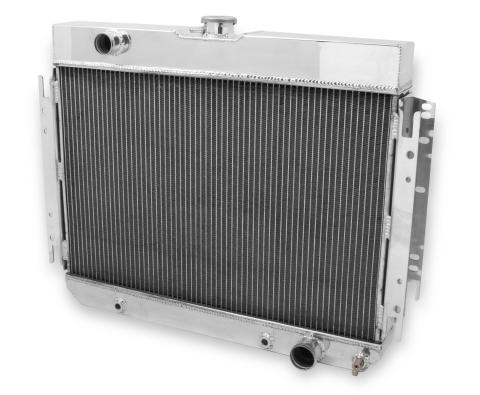 Aluminum Radiator 2 Row 2-Row, 1963-1968 Chevrolet L6/V8 (250/307/324/427) Frostbite Cooling