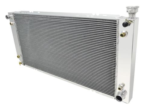 Aluminum Radiator 3 Row 1994-1995 Ck Pickups 1995-00 Tahoe 5.7L/350Ci With Oil And Transmission Cooler Frostbite Cooling
