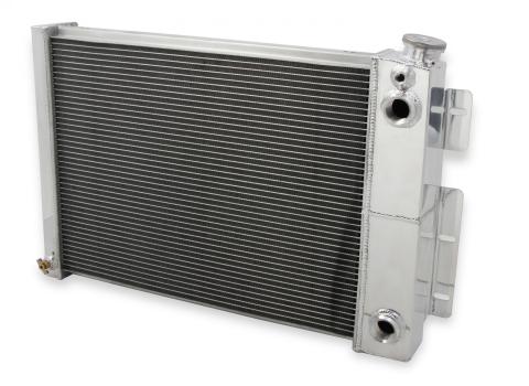 Aluminum Radiator W/ GM LS Swap 3 Row Direct Fit For 1967-1969 Camaro/Firebird With 20.75 Inch Wide Crossflow Conversion Radiator With 20-3/4 Inch Wide Core For GM LS Swap (3-Row) Frostbite Cooling