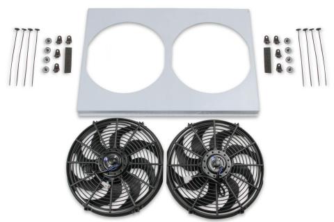 Economy Fan/Shroud Pkg Economy Series 2X14 Fans Frostbite Cooling