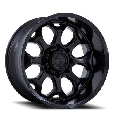 Aluminum Wheels 20X10 Scepter FC862 MX 8 On 180 Blackout 124.2 Bore -18 Offset Fuel Off Road Wheels