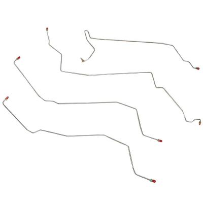 Front Brake Line Kit For 99-03 Windstar w/ Rear Drum Brakes Steel Fine Lines