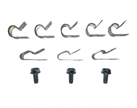 Fuel Clips For 71-74 B and E Body Fuel Clips 3/8-5/16 Fine Lines