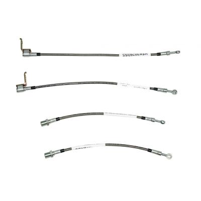 2014-22 Dodge RAM 1500 Rebel Complete Brake Hose Kit Braided Stainless Fine Lines