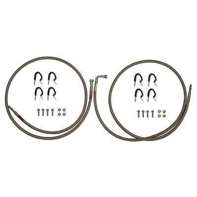 04-06 GM 1500 Suv Without Flex Fuel Or Fuel Filter, Quick Fix Fuel Line Kit: Braided Stainless Fine Lines