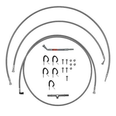 11-17 Chevrolet Equinox, 3.0l V6 Dohc 24v, Quick Fix Fuel Kit Braided Stainless Fine Lines