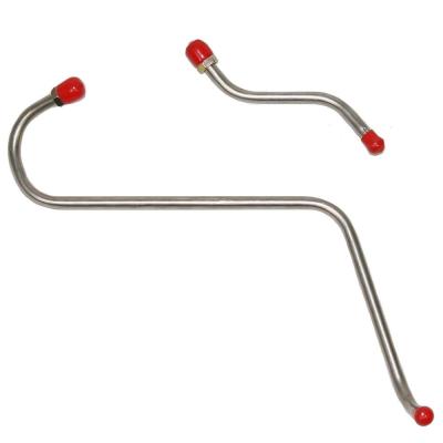 Pump to Carburetor Fuel Line For 64 Mopar B-Body 220 330 440 273CID 2BBL 2 Set Stainless Fine Lines
