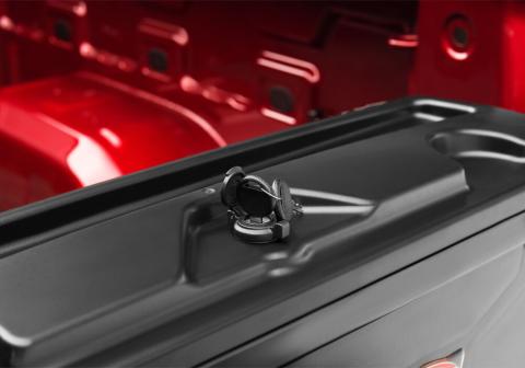Truck Bed Storage Box Swing Case 2004-2015 Nissan Titan/2004-2021 Nissan Frontier Passenger Side Black Smooth UnderCover