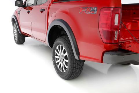 Sport Style Fender Flare Set Rear, Textured, 2-Piece Set 2019-2022 Ford Ranger Lund