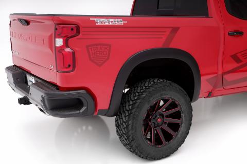 Sport Style Fender Flare Set Rear, Textured, 2-Piece Set 2019-2022 Silverado 1500 Lund