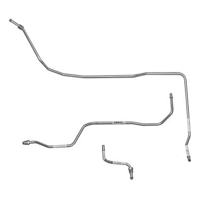 Fuel Line Kit For 00-03 GM 1500 Regular Cab w/ V6 Stainless Fine Lines