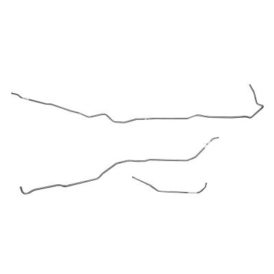 Fuel Line Kit For 77-79 F-150 Regular Cab/Long Bed 4WD Dual Tank 3/8 Steel Fine Lines