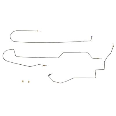 01-02 Ford Explorer Sport Trac 4x4 Front To Rear Brake Lines Steel Fine Lines