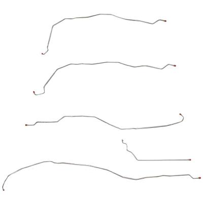Front Brake Line Kit For 01-07 GM 2500HD/3500 Truck Steel Fine Lines