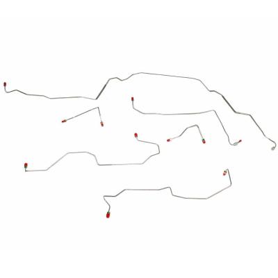 Front Brake Line Kit For 02-04 Explorer/Mountaineer No Traction Control Steel Fine Lines