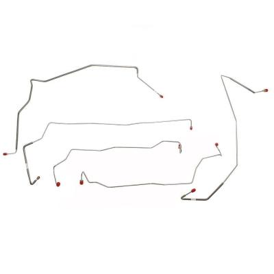 Front Brake Line Kit For 02-04 F-250/350 Super Duty 02-05 Excursion AWABS Steel Fine Lines