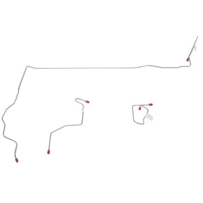 Front Brake Line Kit For 06-10 Hummer H3 All Variants Front Brake Kit Steel Fine Lines