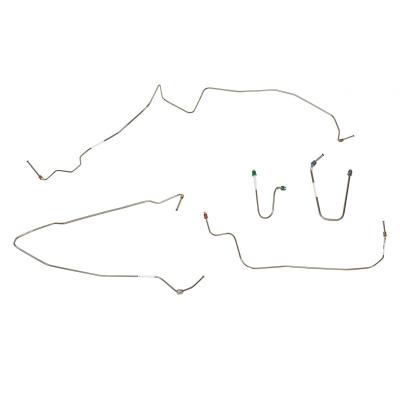 Front Brake Line Kit For 95-00 GM 2500/3500 2WD Stainless Fine Lines