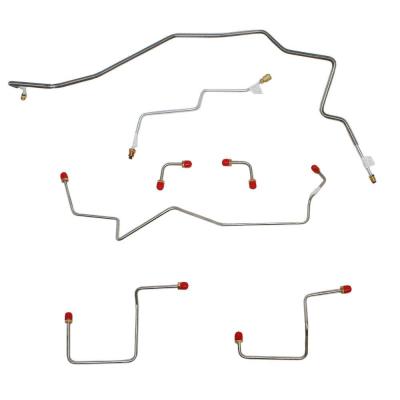 Front Brake Line Kit For 00-05 GM S-Series 2WD Stainless Fine Lines