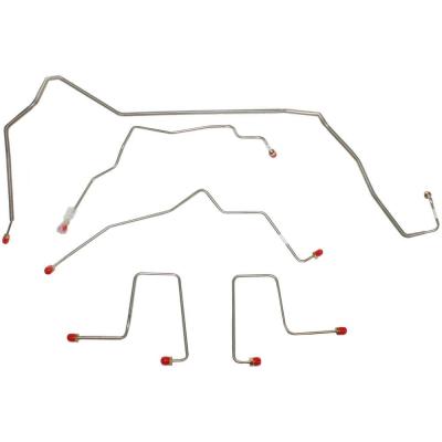 Front Brake Line Kit For 01-05 GM S-Series Truck and SUV with ZR2 Package Steel Fine Lines
