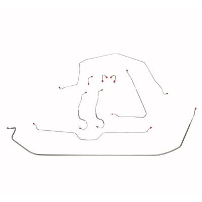 Brake Line Kit For 67 Corvette with Manual Brakes Complete Stainless Fine Lines