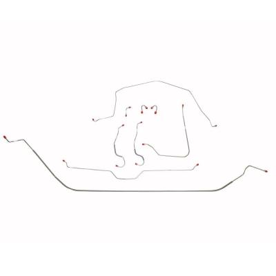 Brake Line Kit For 68 Corvette with Manual Brakes Complete Steel Fine Lines