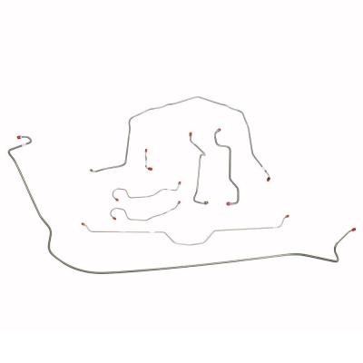 Brake Line Kit For 70-73 Corvette with Manual Brakes Complete Stainless Fine Lines