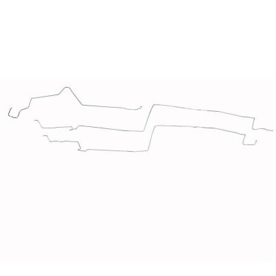 Fuel Line Kit For 87-93 Ford Mustang V8 no Subframe Connectors Stainless Fine Lines
