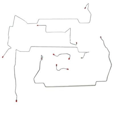 Front Brake Line Kit For 99-04 Ford Mustang GT Front Brake Line Kit w/ Traction Control Stainless Fine Lines