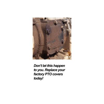 Heavy Duty PTO Side Covers GM Allison 1000 And 2000 Series Black PPE Diesel