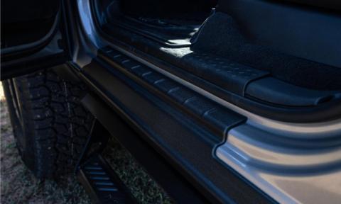 Trail Armor Rocker Panel Black For 2019-2023 Ford Ranger Supercab, Incl. Side Panels/Sill Plate Cover Bushwacker