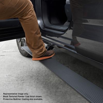 RealTruck VoltStep Electric Running Board Kit Textured Black 2019-2026 Silverado/Sierra 1500/2500 HD Go Rhino