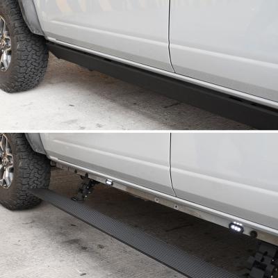 RealTruck VoltStep Electric Running Board Kit Textured Black 2021-2025 Ford Bronco 2 Door Go Rhino