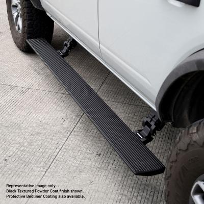 RealTruck VoltStep Electric Running Board Kit Protective Bedliner Coating 2021-2025 Ford Bronco 2 Door Go Rhino