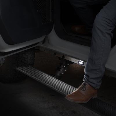 RealTruck VoltStep Electric Running Board Kit Textured Black 2014-2024 Toyota 4Runner Go Rhino