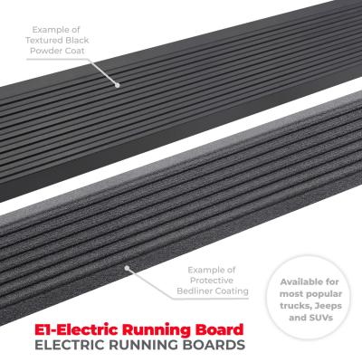 RealTruck VoltStep Electric Running Board Kit Textured Black 2023-2026 Toyota Sequoia Go Rhino