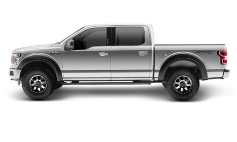 Black Extendafender Fender Flares Smooth Finish 4-Piece Set For 2018-2020 Ford F150 Bushwacker