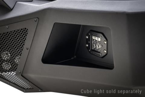 BR5/BR10 Front Light Plates (3x3 Flush Mount) Textured Black 2010-2010 Dodge Ram 2500/3500 2011-2016 Ford F-250/F-350 Go Rhino