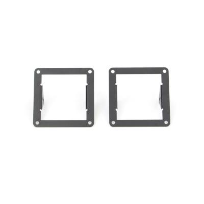 BR6/BR11 Light Plates Textured Black Designed for Rigid D-Series Dually 2010-2018 Dodge Ram 2500/3500 Go Rhino