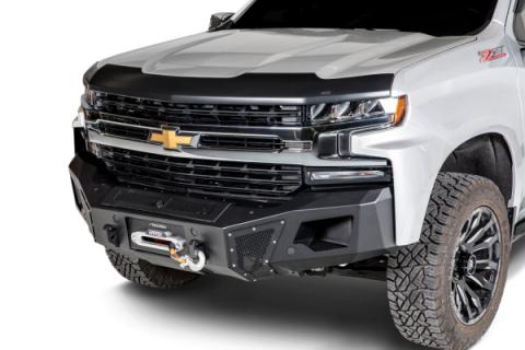 BR6 Front Bumper Replacement Textured Black 2019-2021 Silverado 1500 2022-2022 Silverado 1500 LTD Go Rhino