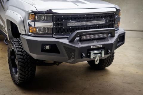 BR11 Light Bar Mount Textured Black 2010-2018 Dodge Ram 2500/3500 2011-2016 Ford F-250/F-350/ F-450 Super Duty Go Rhino