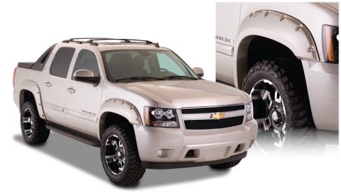 Pocket Style Fender Flare 4 PC Set For 2007-2013 Avalanche Husky Liners