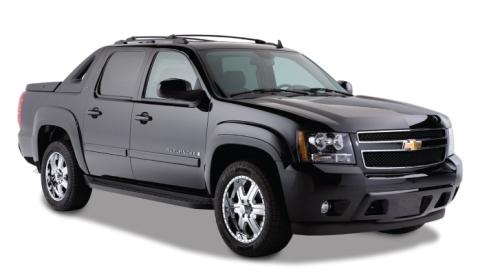 OE Style Fender Flares Black Smooth Finish 4-Piece Set For 2007-2013 Avalanche Husky Liners